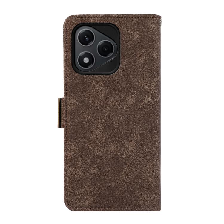 For Honor 400 Lite Global  ABEEL Frosted Magnetic RFID Leather Phone Case