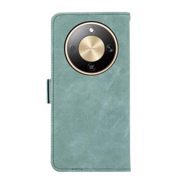 For Honor X9d 5G ABEEL Frosted Magnetic RFID Leather Phone Case