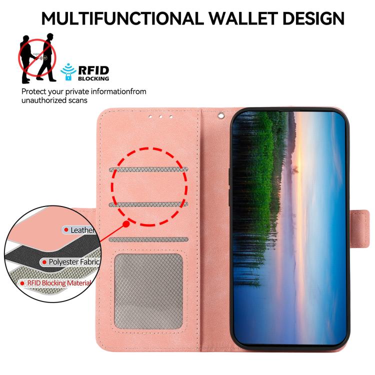 For Honor 400 Smart / X7d 5G Global ABEEL Frosted Magnetic RFID Leather Phone Case