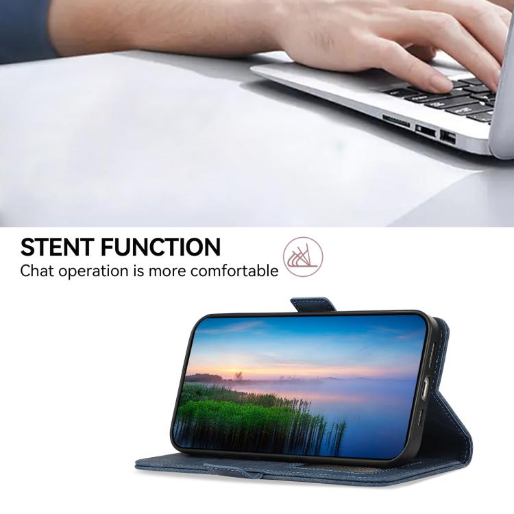 For Honor 400 Smart / X7d 5G Global ABEEL Frosted Magnetic RFID Leather Phone Case
