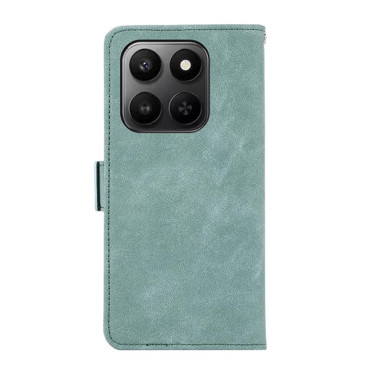 For Honor 400 Smart / X7d 5G Global ABEEL Frosted Magnetic RFID Leather Phone Case