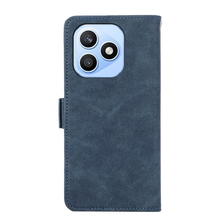 For Honor X8d 4G ABEEL Frosted Magnetic RFID Leather Phone Case