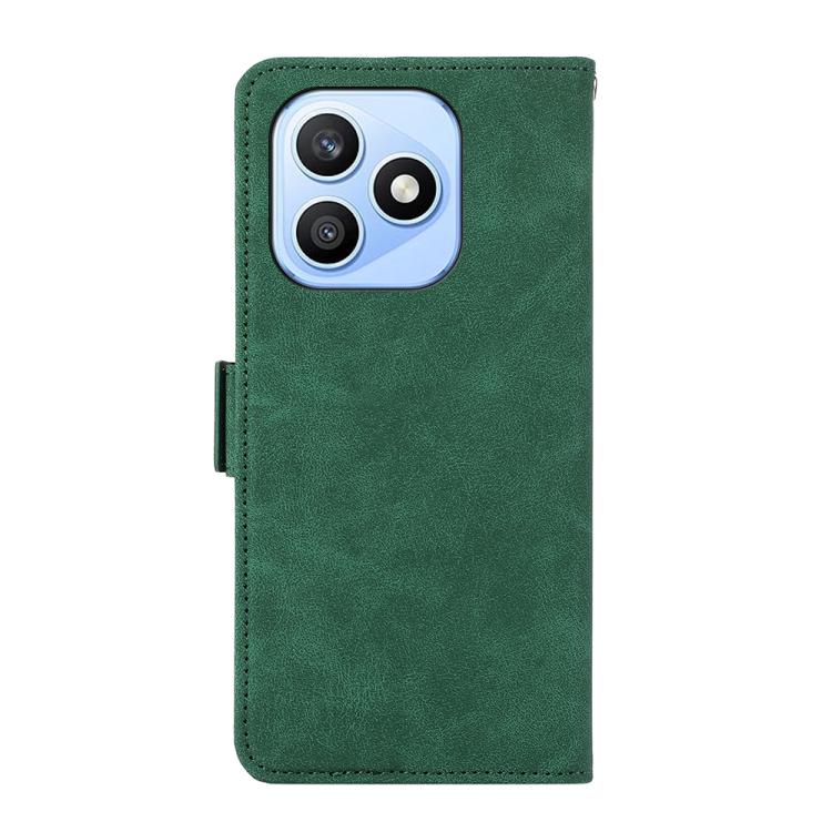 For Honor X8d 4G ABEEL Frosted Magnetic RFID Leather Phone Case