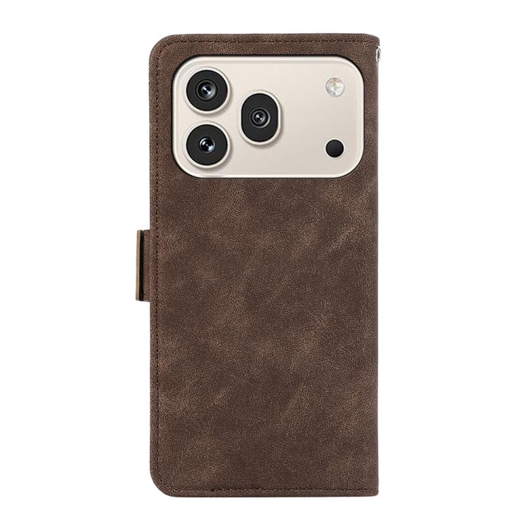 For Honor 600 Global / 600 Pro Global ABEEL Frosted Magnetic RFID Leather Phone Case