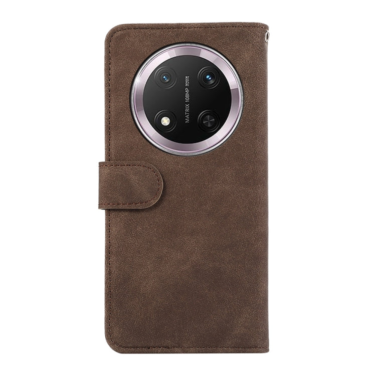For Honor X9C 5G Global ABEEL Color Block Magnetic RFID Leather Phone Case