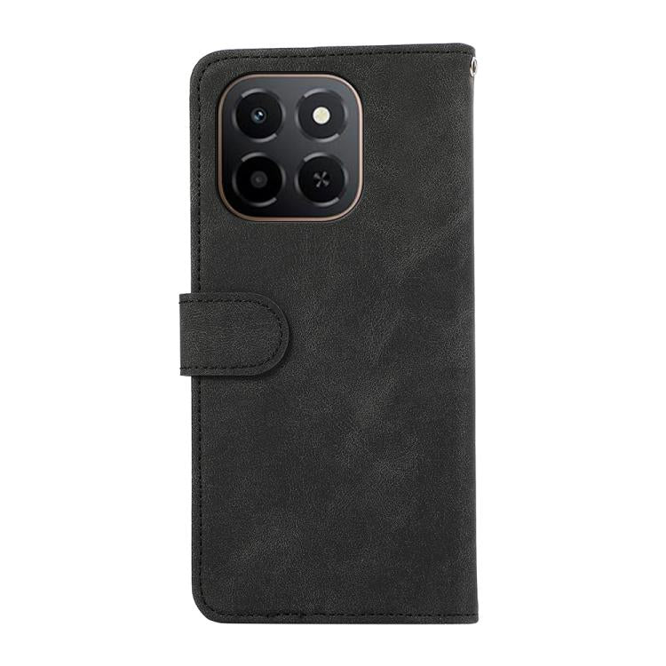 For Honor X6c 4G ABEEL Color Block Magnetic RFID Leather Phone Case