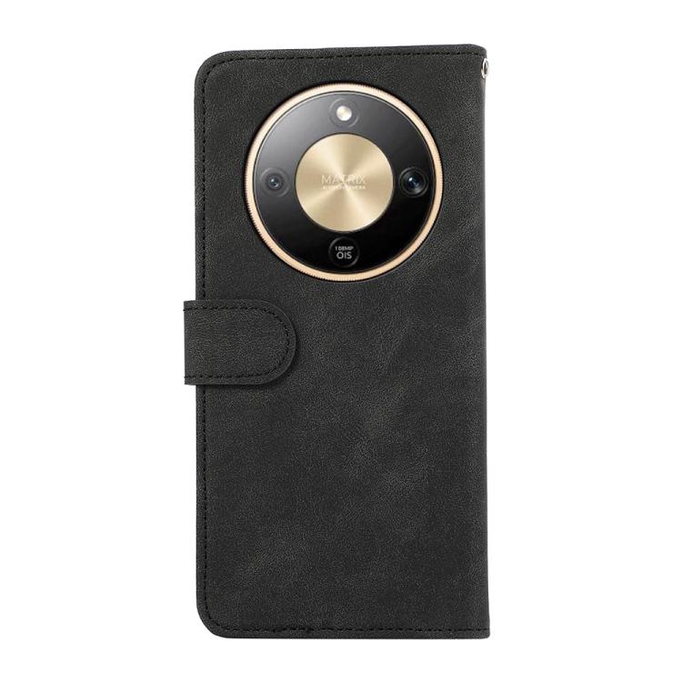 For Honor X9d 5G ABEEL Color Block Magnetic RFID Leather Phone Case