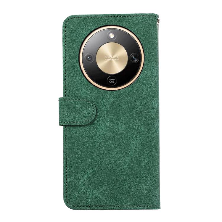 For Honor X9d 5G ABEEL Color Block Magnetic RFID Leather Phone Case
