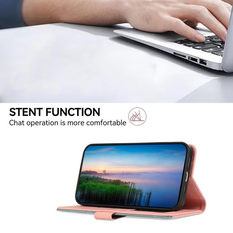 For Honor 400 Smart / X7d 5G Global ABEEL Color Block Magnetic RFID Leather Phone Case