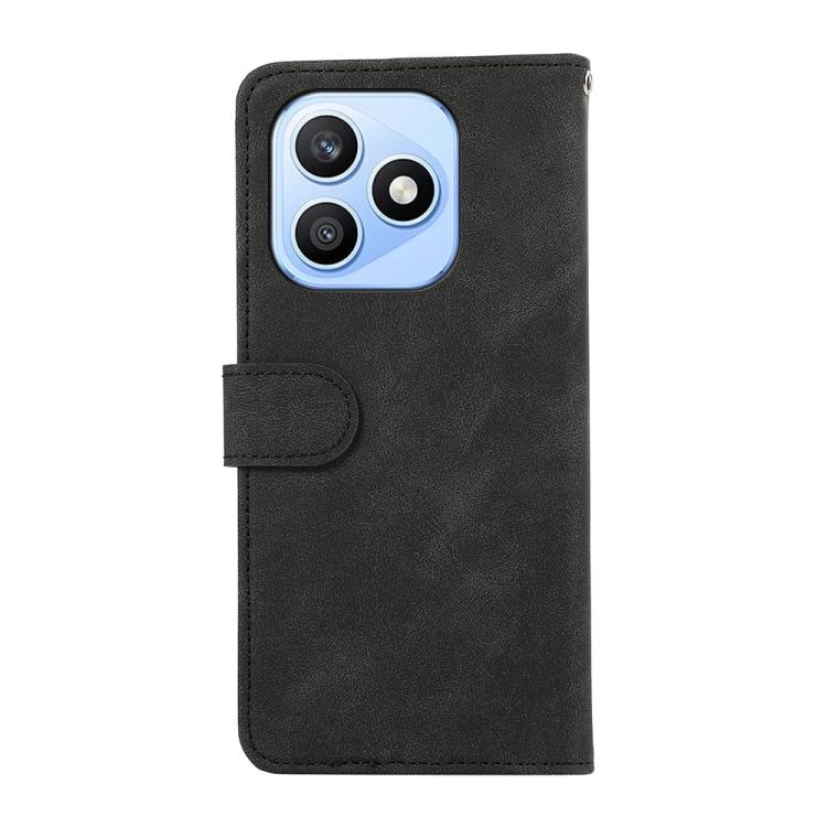 For Honor X8d 4G ABEEL Color Block Magnetic RFID Leather Phone Case