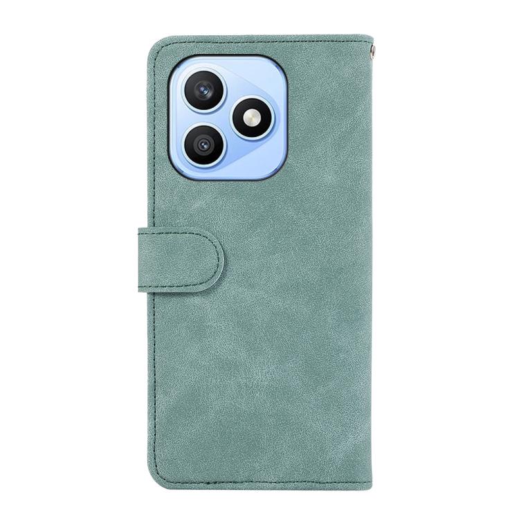 For Honor X8d 4G ABEEL Color Block Magnetic RFID Leather Phone Case