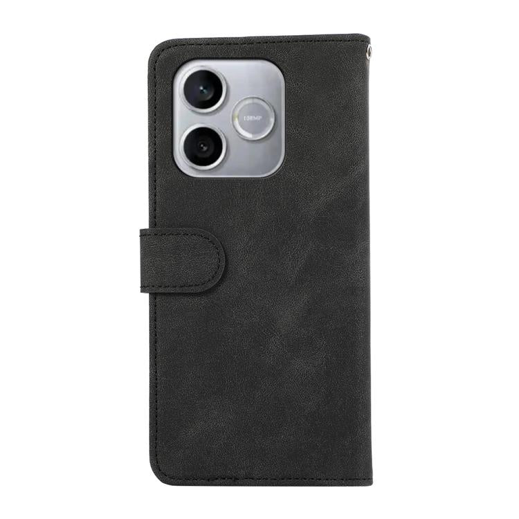 For Honor 600 Lite Global ABEEL Color Block Magnetic RFID Leather Phone Case