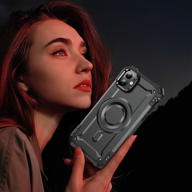 For iPhone 11 Lens Holder MagSafe Phone Case