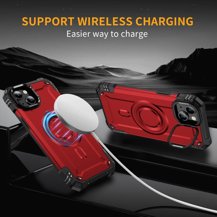 For iPhone 14 Plus Lens Holder MagSafe Phone Case