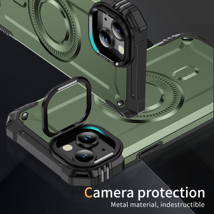 For iPhone 14 Plus Lens Holder MagSafe Phone Case