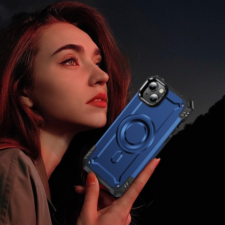 For iPhone 14 Plus Lens Holder MagSafe Phone Case