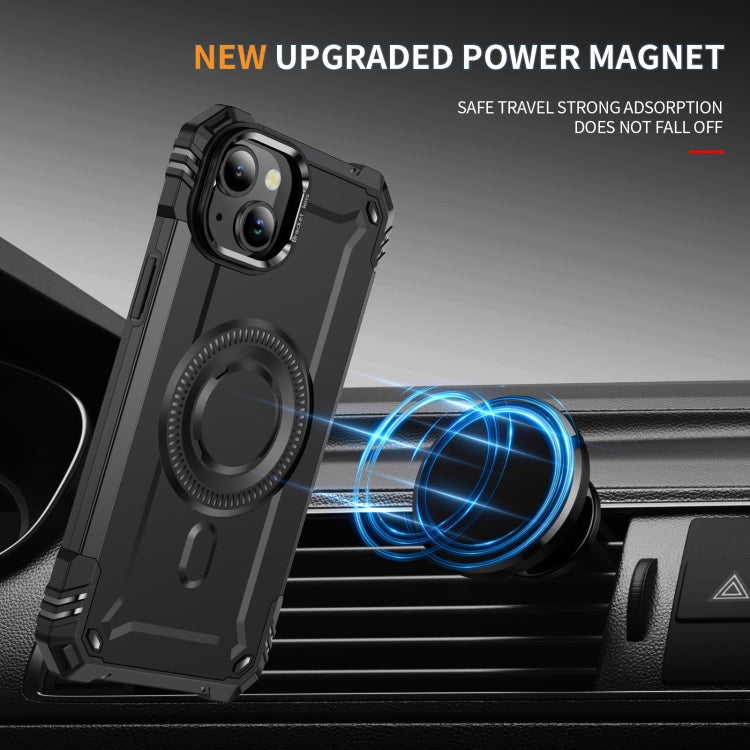 For iPhone 15 Lens Holder MagSafe Phone Case