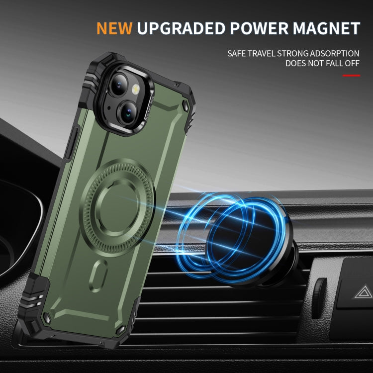 For iPhone 15 Lens Holder MagSafe Phone Case