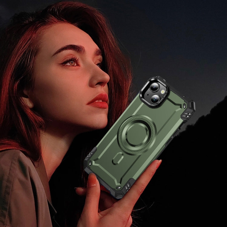 For iPhone 15 Lens Holder MagSafe Phone Case
