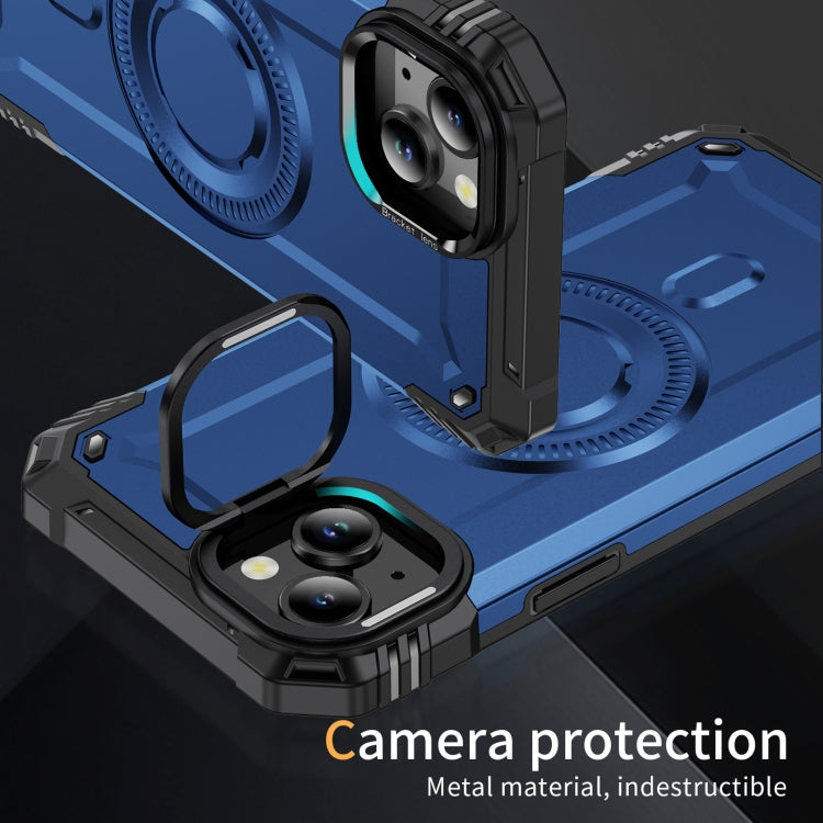 For iPhone 15 Lens Holder MagSafe Phone Case