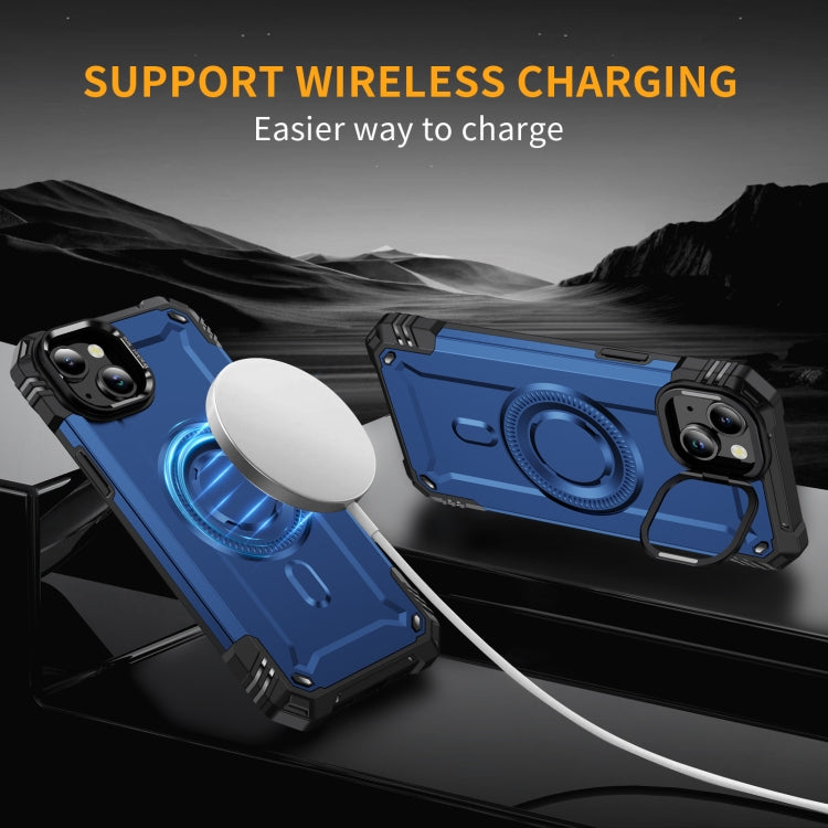 For iPhone 15 Lens Holder MagSafe Phone Case