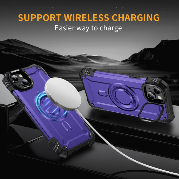 For iPhone 15 Lens Holder MagSafe Phone Case