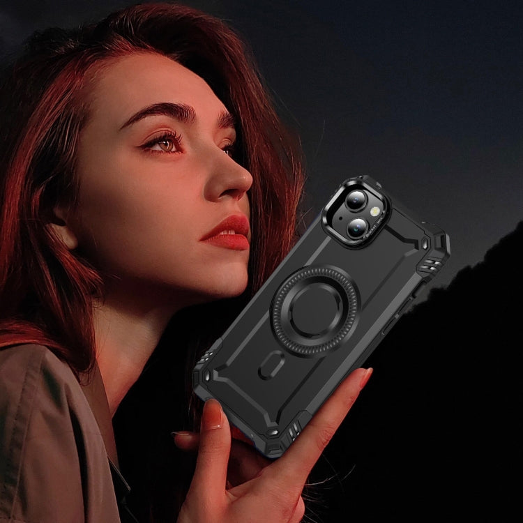 For iPhone 15 Plus Lens Holder MagSafe Phone Case