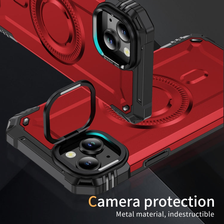 For iPhone 15 Plus Lens Holder MagSafe Phone Case