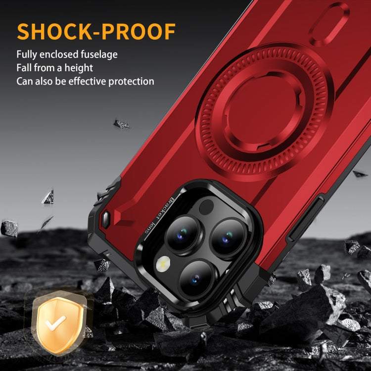For iPhone 15 Pro Lens Holder MagSafe Phone Case