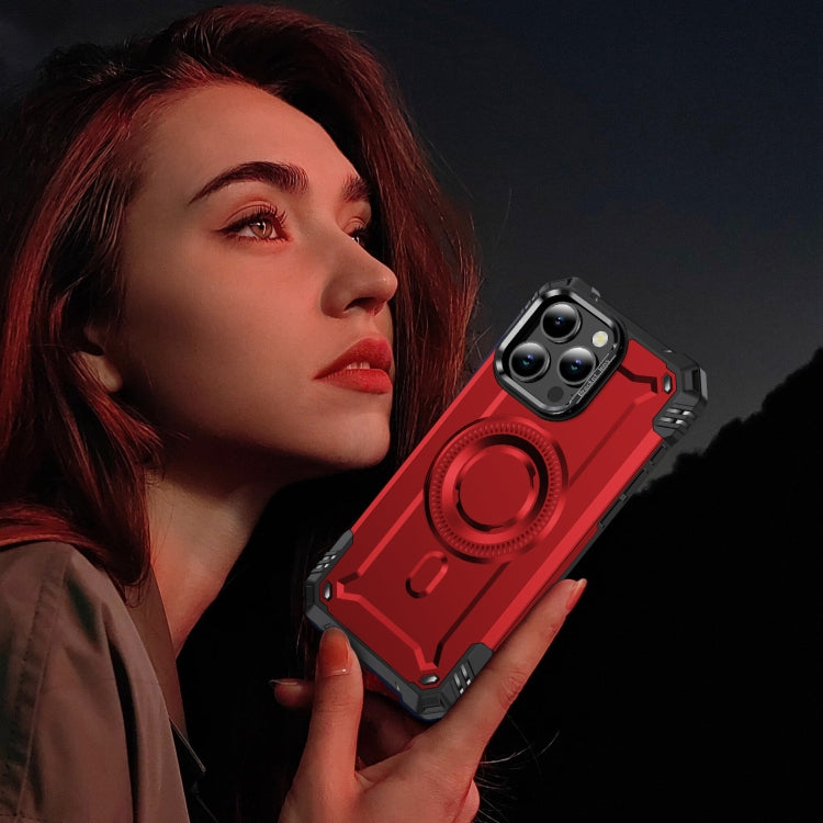 For iPhone 15 Pro Lens Holder MagSafe Phone Case