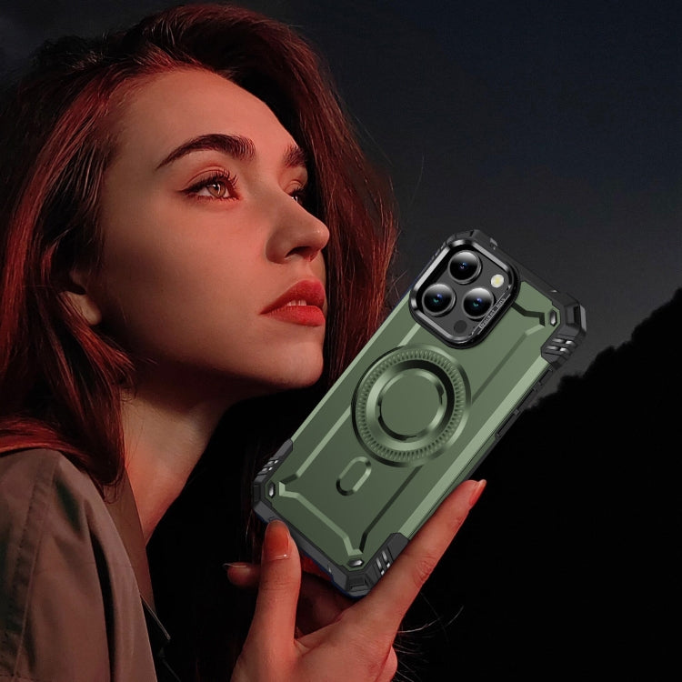 For iPhone 15 Pro Lens Holder MagSafe Phone Case