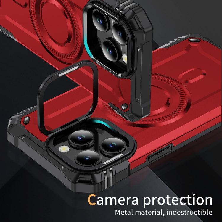 For iPhone 15 Pro Max Lens Holder MagSafe Phone Case