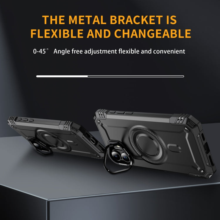 For iPhone 16 Lens Holder MagSafe Phone Case
