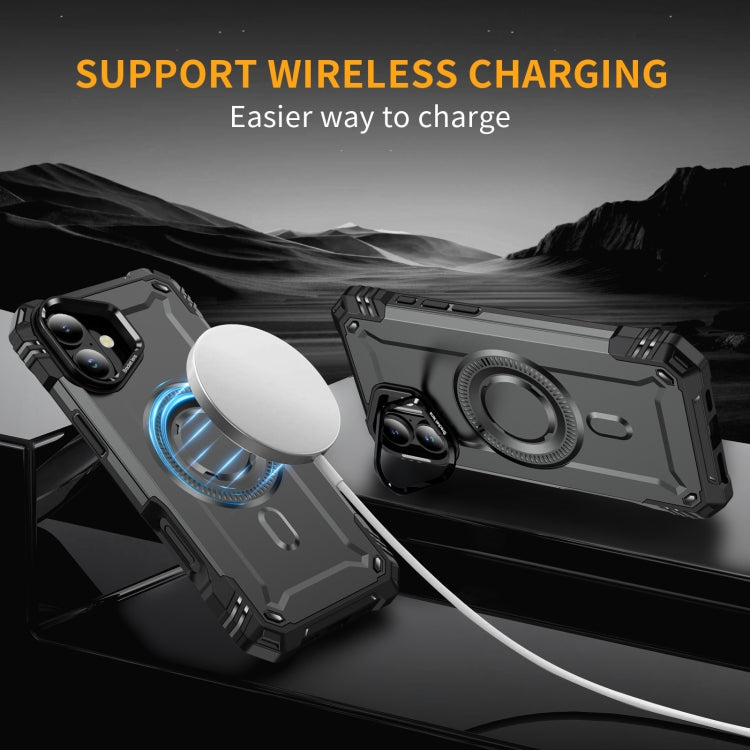 For iPhone 16 Lens Holder MagSafe Phone Case
