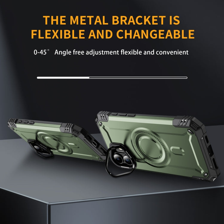 For iPhone 16 Lens Holder MagSafe Phone Case