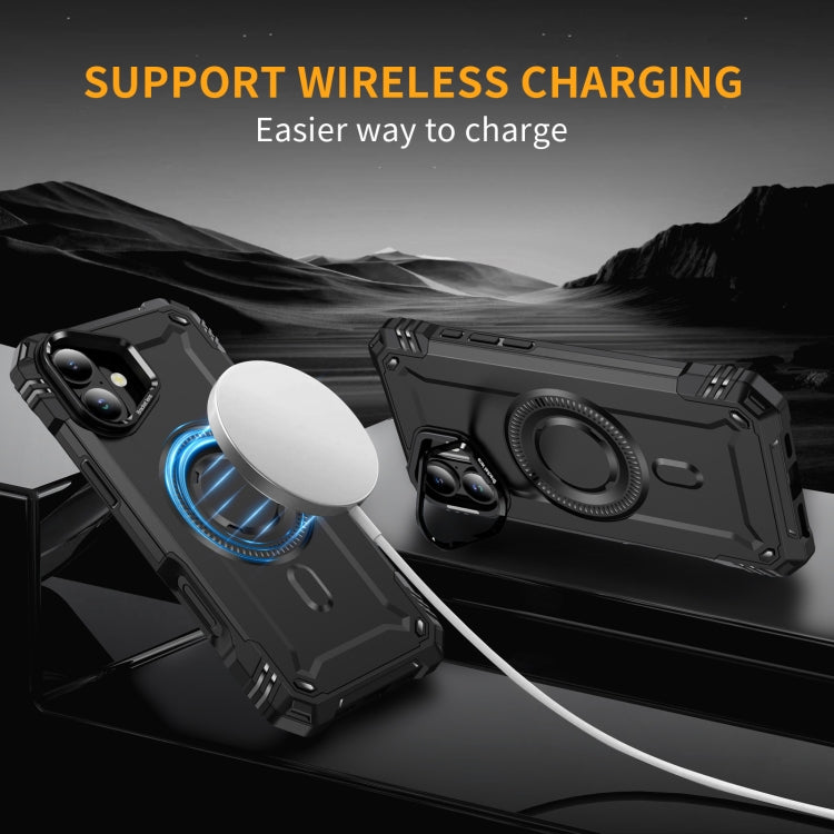 For iPhone 16 Plus Lens Holder MagSafe Phone Case