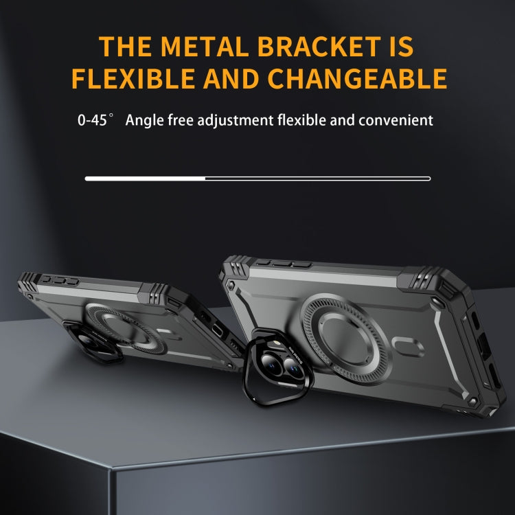 For iPhone 16 Plus Lens Holder MagSafe Phone Case
