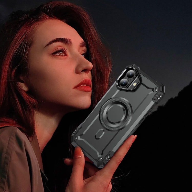 For iPhone 16 Plus Lens Holder MagSafe Phone Case
