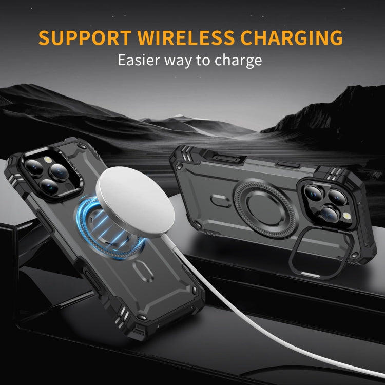 For iPhone 16 Pro Lens Holder MagSafe Phone Case