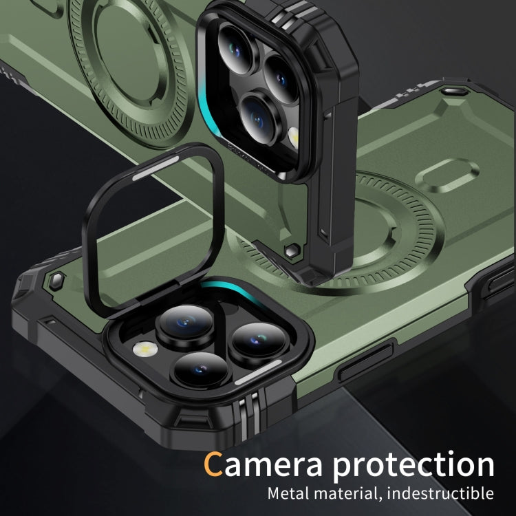 For iPhone 16 Pro Max Lens Holder MagSafe Phone Case