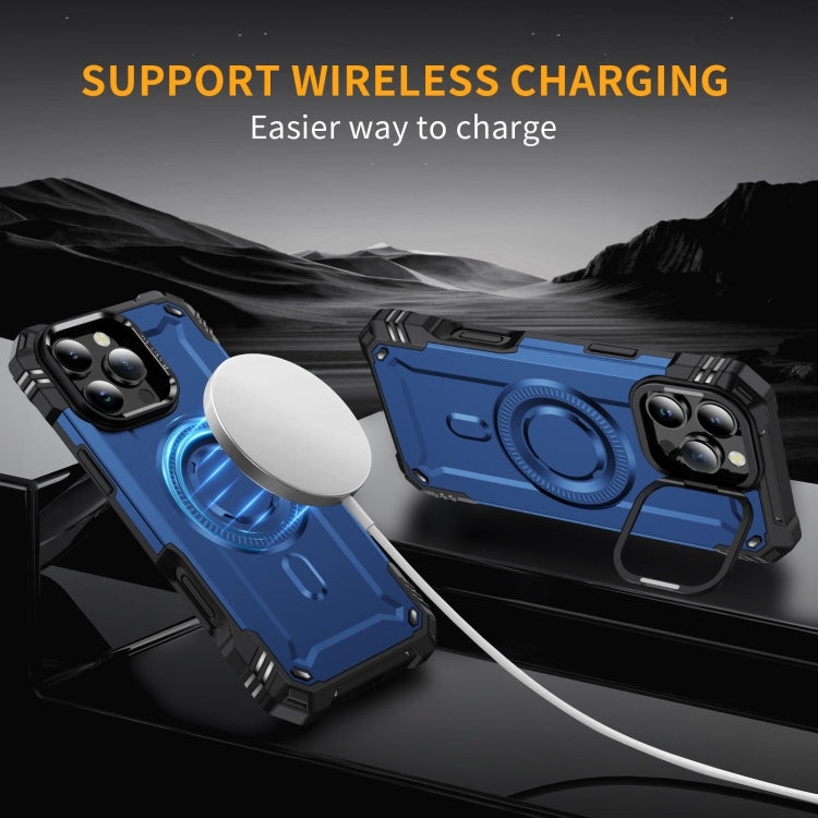 For iPhone 16 Pro Max Lens Holder MagSafe Phone Case