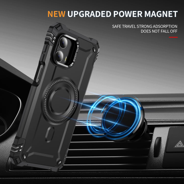 For Motorola Moto G 5G 2023 Lens Holder MagSafe Phone Case
