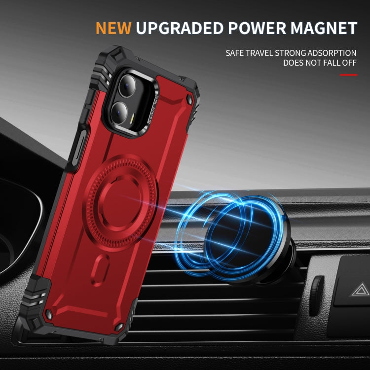 For Motorola Moto G 5G 2023 Lens Holder MagSafe Phone Case
