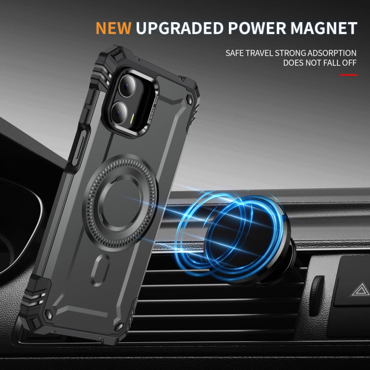 For Motorola Moto G 5G 2023 Lens Holder MagSafe Phone Case