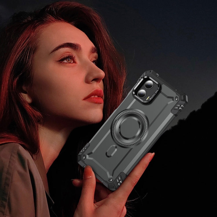 For Motorola Moto G 5G 2023 Lens Holder MagSafe Phone Case