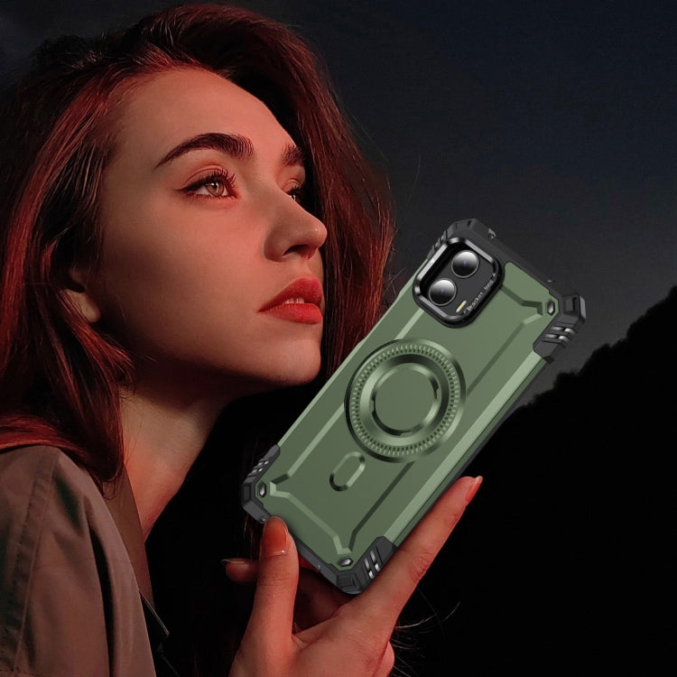 For Motorola Moto G 5G 2023 Lens Holder MagSafe Phone Case