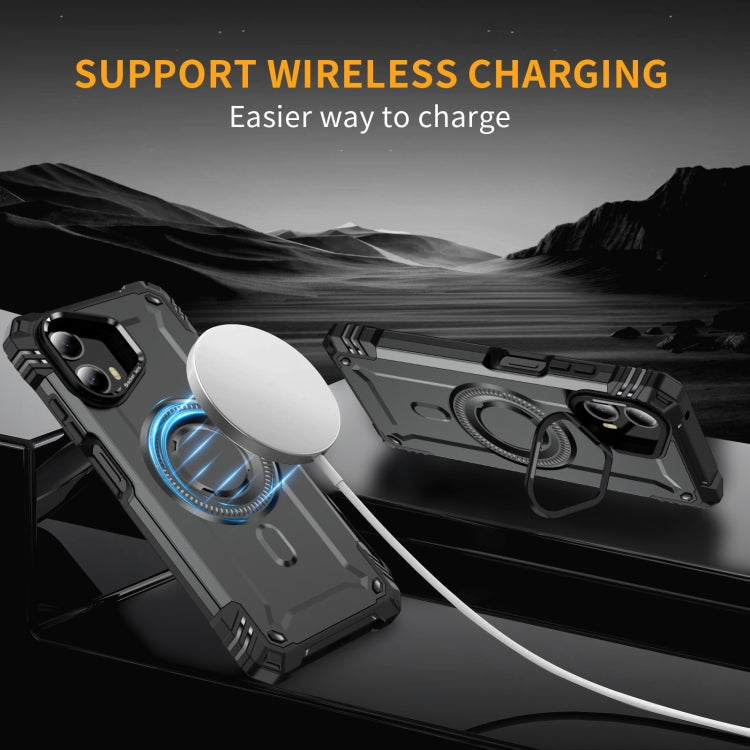 For Motorola Moto G 5G 2024 Lens Holder MagSafe Phone Case