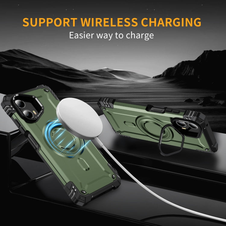 For Motorola Moto G 5G 2024 Lens Holder MagSafe Phone Case