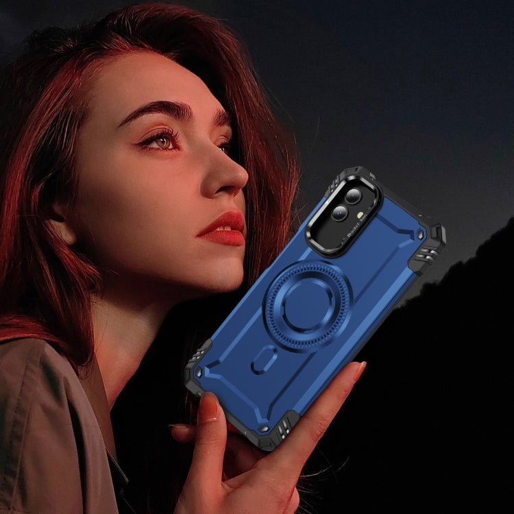 For Samsung Galaxy M13 5G Lens Holder MagSafe Phone Case