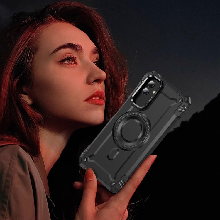 For Samsung Galaxy A04 Lens Holder MagSafe Phone Case